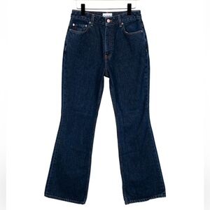 Ganni Deep Indigo Flared Jeans
